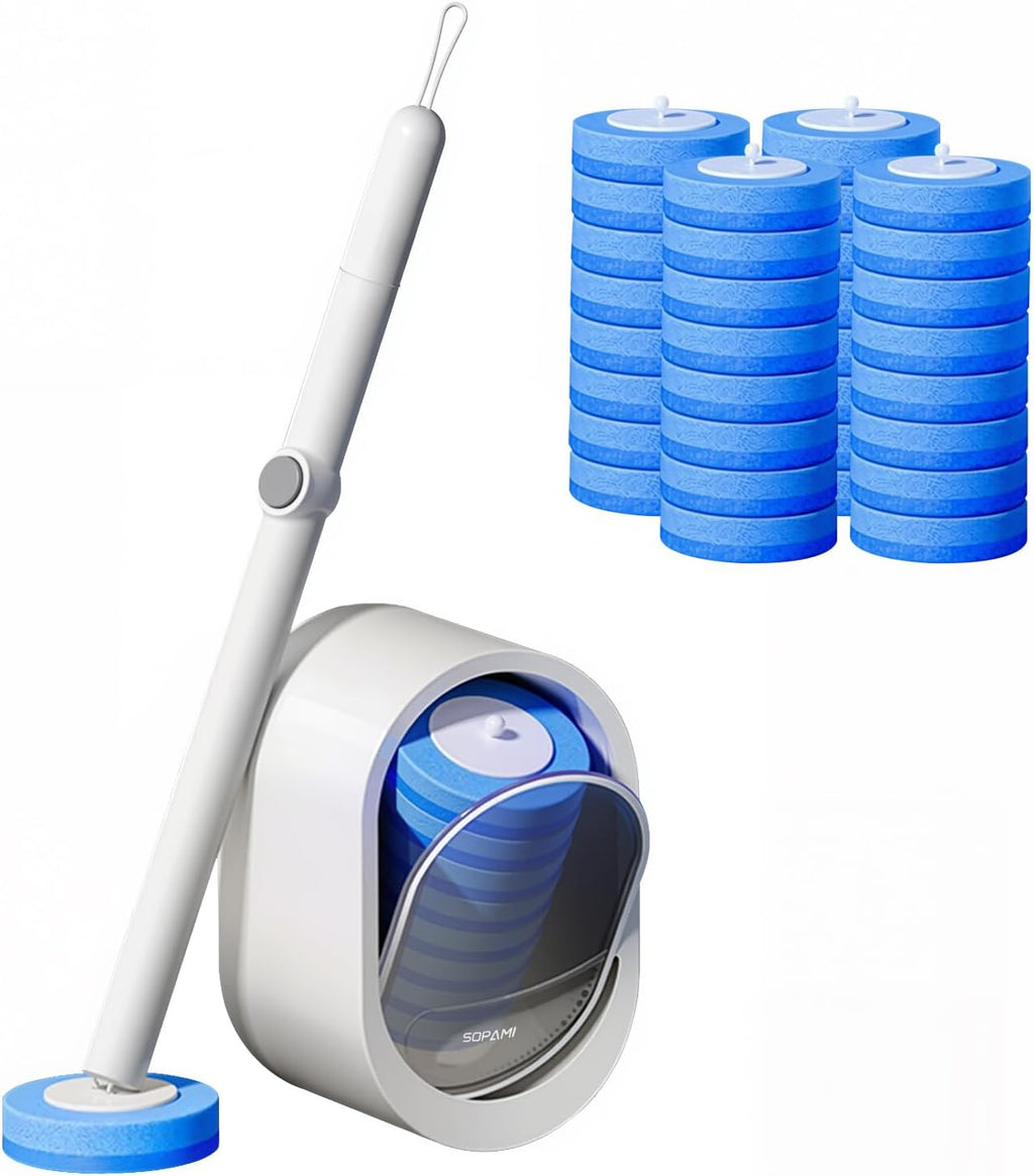 Freshness in One Click: SOPAMI Disposable Toilet Scrubber Kit